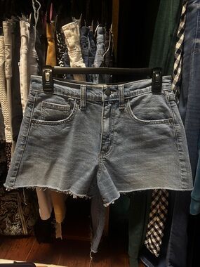 Universal Thread Light Blue High-Rise Denim Cutoff Shorts